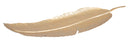 Svuota Tasche Foglia Glam 18x2x55 cm in Ferro Oro-3