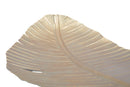 Svuota Tasche Foglia Glam 18x2x55 cm in Ferro Oro-7