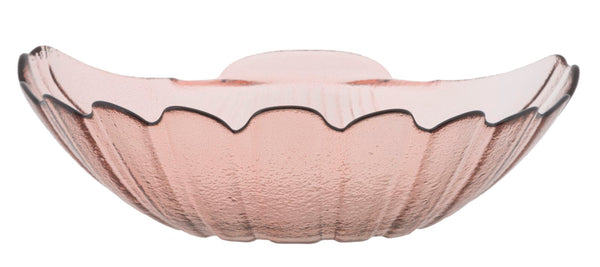 Vide Poches Coquillage Rose Ø32x10 cm Verre sconto