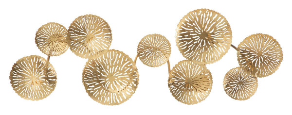 sconto Dishy Glam Applique 5 Lumières 138x9x50 cm en Fer Doré