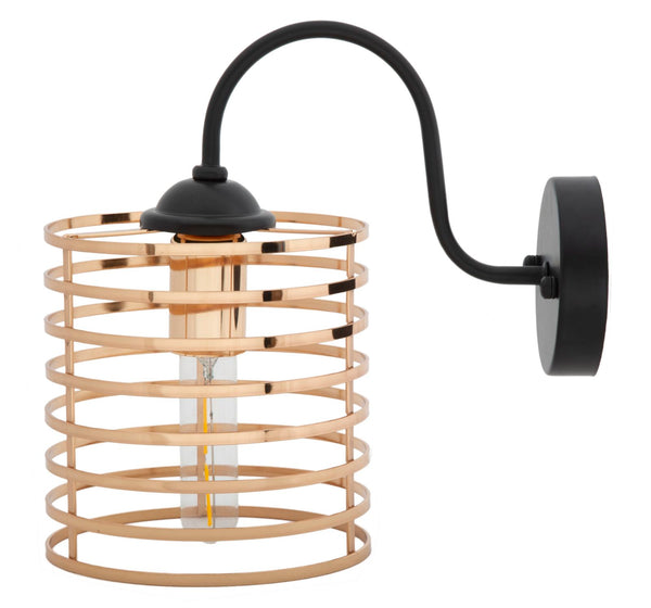 Applique Elégante 16x27,5x26 cm en Fer Noir et Doré sconto