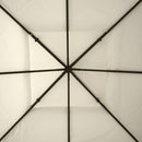 Tetto di Ricambio Impermeabile per Gazebo da Giardino 3x3m Doppio Tetto Crema-9
