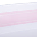 Vaschetta Bagnetto per Neonati Antiscivolo Pieghevole con Scarico  Rosa-8