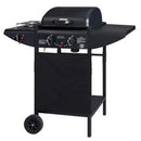 Barbecue a Gas 2 Bruciatori + Fornello Laterale con Sistema Roccia Pietra Lavica Imperial Barbecue-1