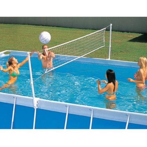 prezzo Bestway 58178 Filet de volley-ball pour piscine avec volley-ball à cadre rectangulaire 