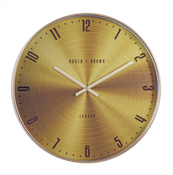 Horloge Murale Ø 50x5 cm Whate en Plastique Doré acquista