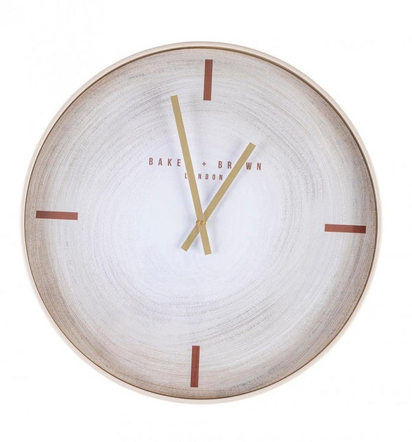 Horloge Murale Ø 50x5 cm Whate en Plastique Gris prezzo