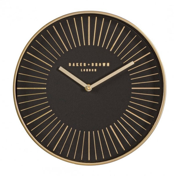 Horloge Murale Ø 50x5 cm Whate en Plastique Noir online