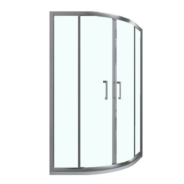 Cabine de douche semi-circulaire 2 portes coulissantes en cristal transparent 6mm H190 Bonussi Giuly Différentes tailles prezzo