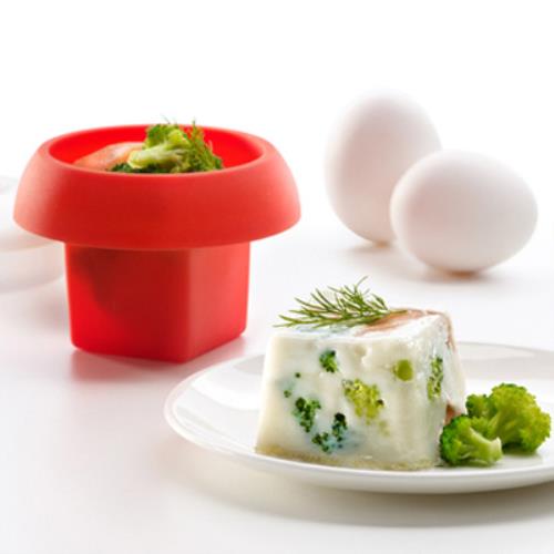 Ovo Moule en silicone de forme carrée pour la cuisson des œufs au micro-ondes ou au bain-marie Lekue  acquista
