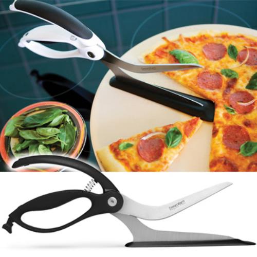 sconto Ciseaux coupe-pizza avec spatule intégrée Idéal pour pizza en tissu Dreamfarm 