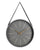 Orologio da Muro 40x6x66 cm Timeline in Legno Grigio