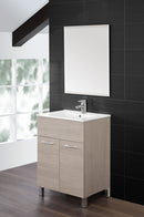 Mobile da Bagno Composizione Rovere Chiaro 60Cm-1