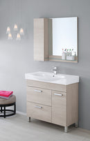 Mobile da Bagno Composizione Bagno 90Cm Rovere Chiaro Issimo 90-1