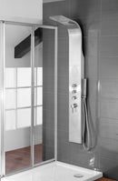 Colonna Doccia a Parete in Acciao Satinato-1