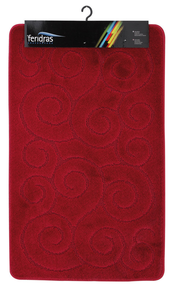 Tappeto Polipropilene Riccio 60X100Cm Rosso-1