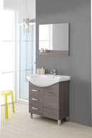 Mobile da Bagno Rovere Scuro Composizione Bagno 80Cm Magnum-1