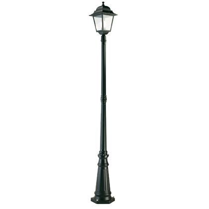Lampe sur poteau pour jardin haut couleur noire extérieur ligne carrée Sovil prezzo