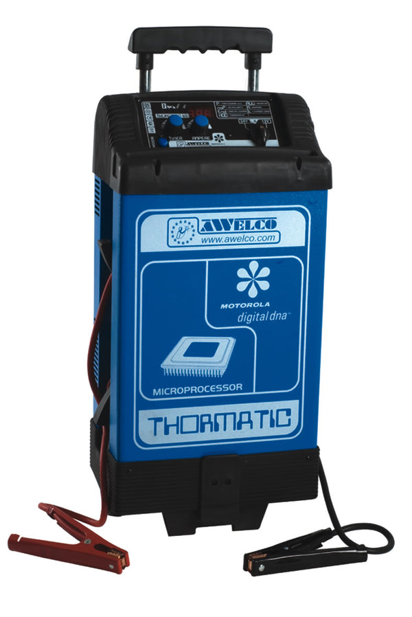 sconto Chargeur de batterie de démarrage professionnel 12-24V 1Ph Awelco Thormatic 350
