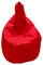 Pouf pouf en nylon rouge Avalli