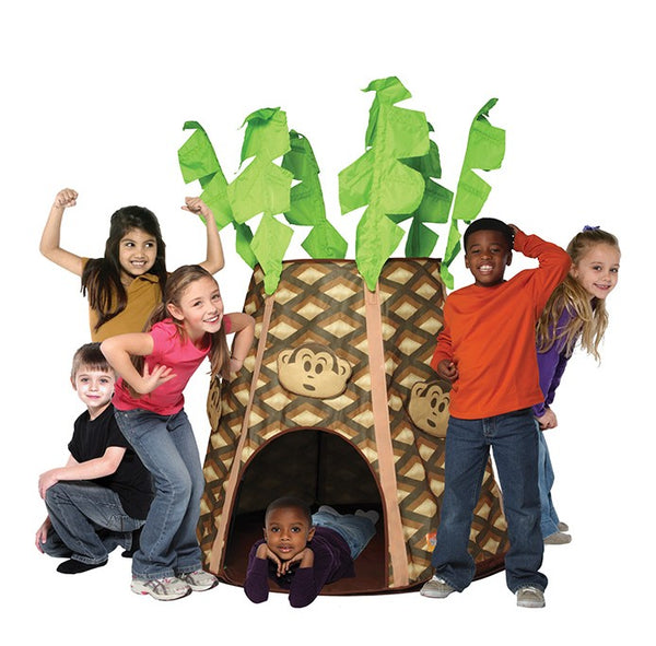 sconto Bazoongi Palmatree Monkey Hut Tente pour enfants en tissu