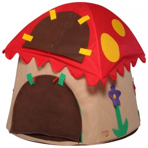 Maison de tente pour enfants en tissu champignon Bazoongi édition spéciale acquista