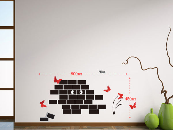 Sticker Mural Inscriptible Mur 80x45 cm Plastique prezzo