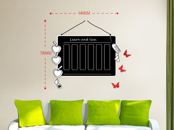 acquista Sticker Mural Inscriptible Cintre 64x70 cm Plastique