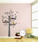 Sticker da Muro Tree con Mensole 90x150 cm Plastica-1