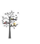 Sticker da Muro Tree con Mensole 90x150 cm Plastica-3