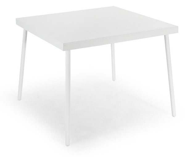 Kraus Giotto Table de jardin en acier blanc 90x90x71 cm online