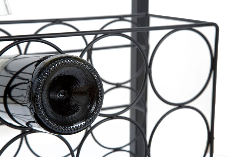 Carrello Industry Plus 81,5x35x86 cm in Ferro Nero e Grigio-10