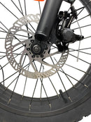 Fat-Bike Bicicletta Elettrica Pieghevole 36V a Pedalata Assistita 20" 250W Sand 400 Nera-9