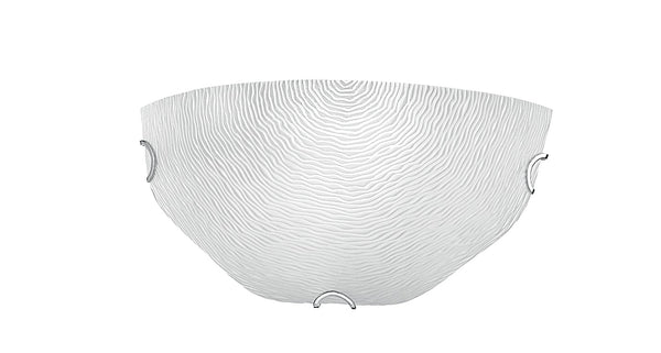online Applique en verre blanc avec décoration en relief filigrane, lampe d'intérieur moderne E27
