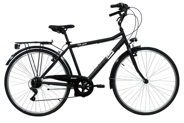 Bicicletta da Trekking Uomo 28” 6V in Acciaio Manhattan Nera prezzo