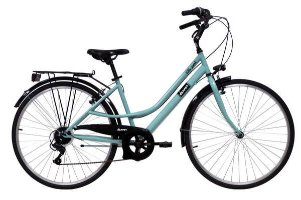 acquista Bicicletta da Trekking Donna 28” 6V in Acciaio Manhattan Verde