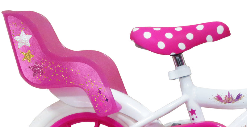 Bicicletta per Bambina 12" 1 Freno Gomme in EVA My Little Pony Bianca-5
