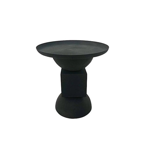 Table basse Alka Ø 40,5x41,5 cm en acier noir acquista