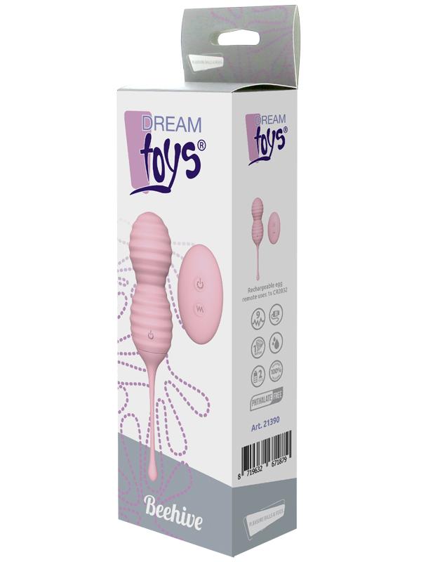 Dream Toys - Pleasure Balls Beehive con telecomando Rosa-6