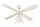 Ventilateur de Plafond avec 4 Pales et Lampe Ø106cm 3 Vitesses Kooper Windy Blanc