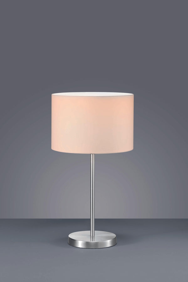 Lampe de table d'intérieur E27 en métal nickel mat prezzo