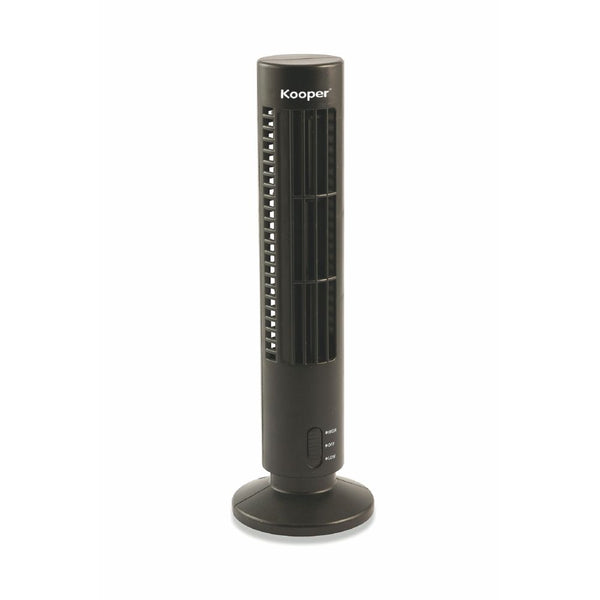 Mini ventilateur tour de table H33 cm 2,5W Kooper Deskfan Noir prezzo