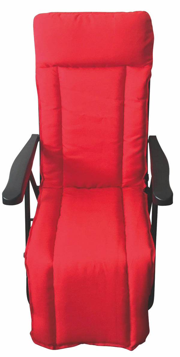 Fauteuil inclinable pliant Soriani Madrid rouge sconto