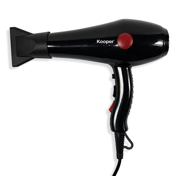 Sèche-cheveux Kooper 2000W 2 vitesses avec diffuseur noir online