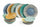 Service de vaisselle 18 pièces en porcelaine et grès VdE Tivoli 1996 Marea