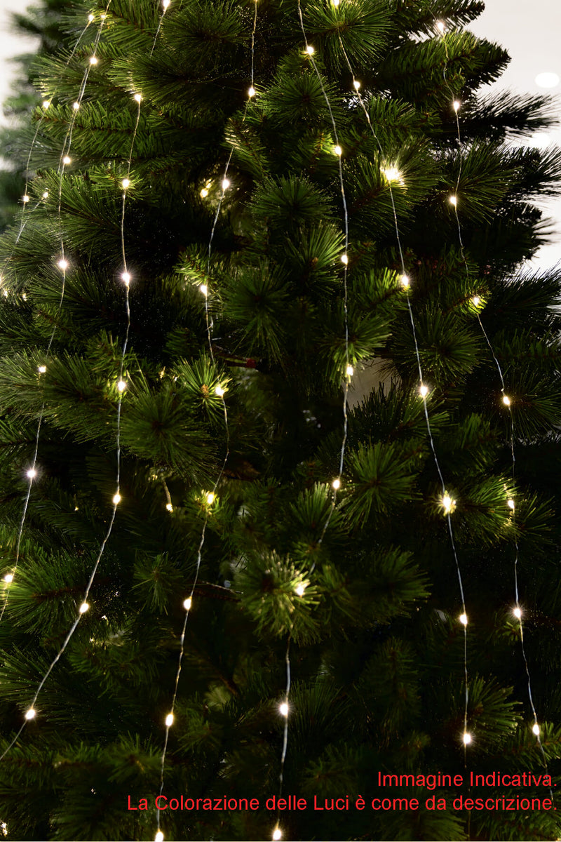 Mantello Luminoso di Natale Bianco da Esterno-Interno Soriani Varie Misure-3
