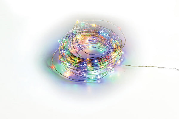 Lumières de Noël 300 MICROLED 30,3m Multicolore pour Extérieur-Intérieur Soriani sconto