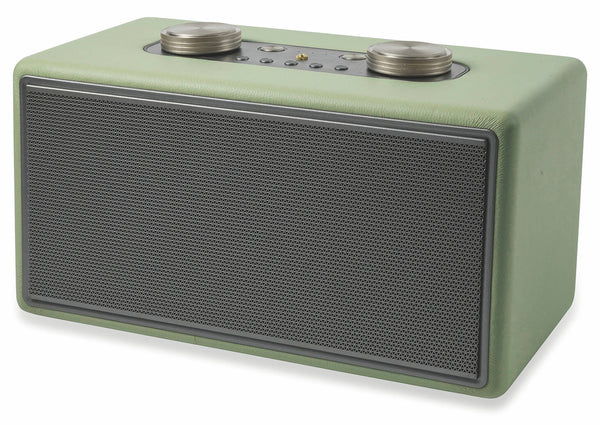 sconto Haut-parleur sans fil 80 W avec radio en similicuir vert Kooper Twist