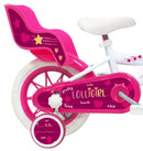 Bicicletta per Bambina 12" 2 Freni Gomme in EVA Lolly Girl Bianca/Rosa-2