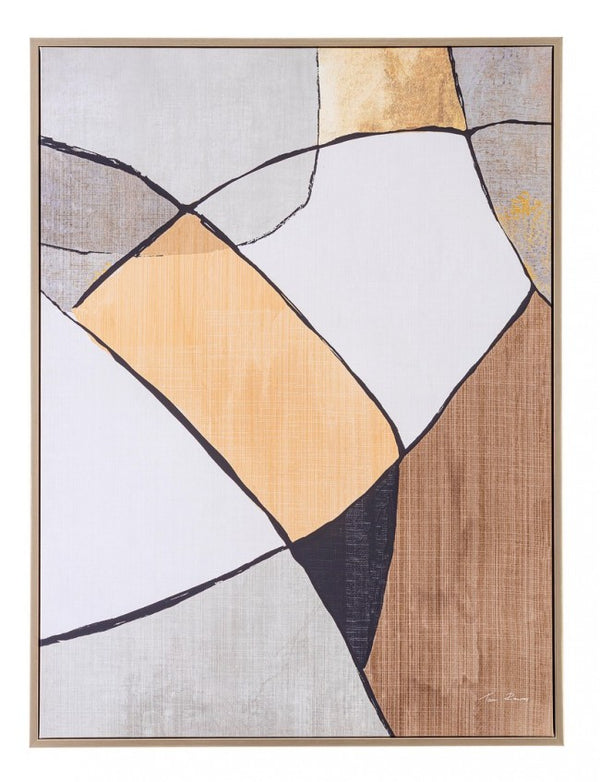 sconto Tableau avec Cadre Galerie 040 60x3,2x80 cm en Impression sur Toile